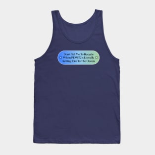 Personal Responsibility With Climate Change Tank Top